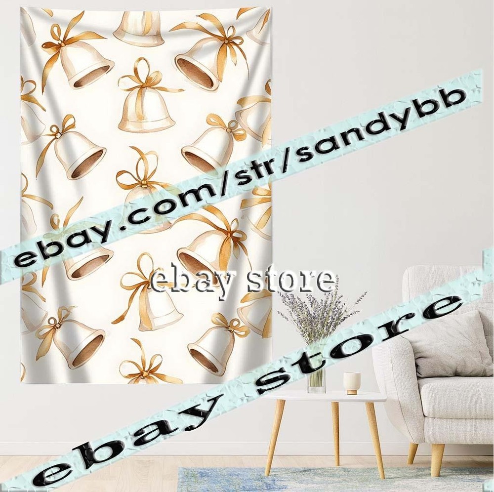 Present Pattern Neutral simple festive subtle tapestry 39X59 in