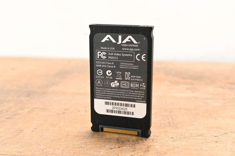 AJA PAK512 SSD Module for Ki Pro Systems CG01WEE