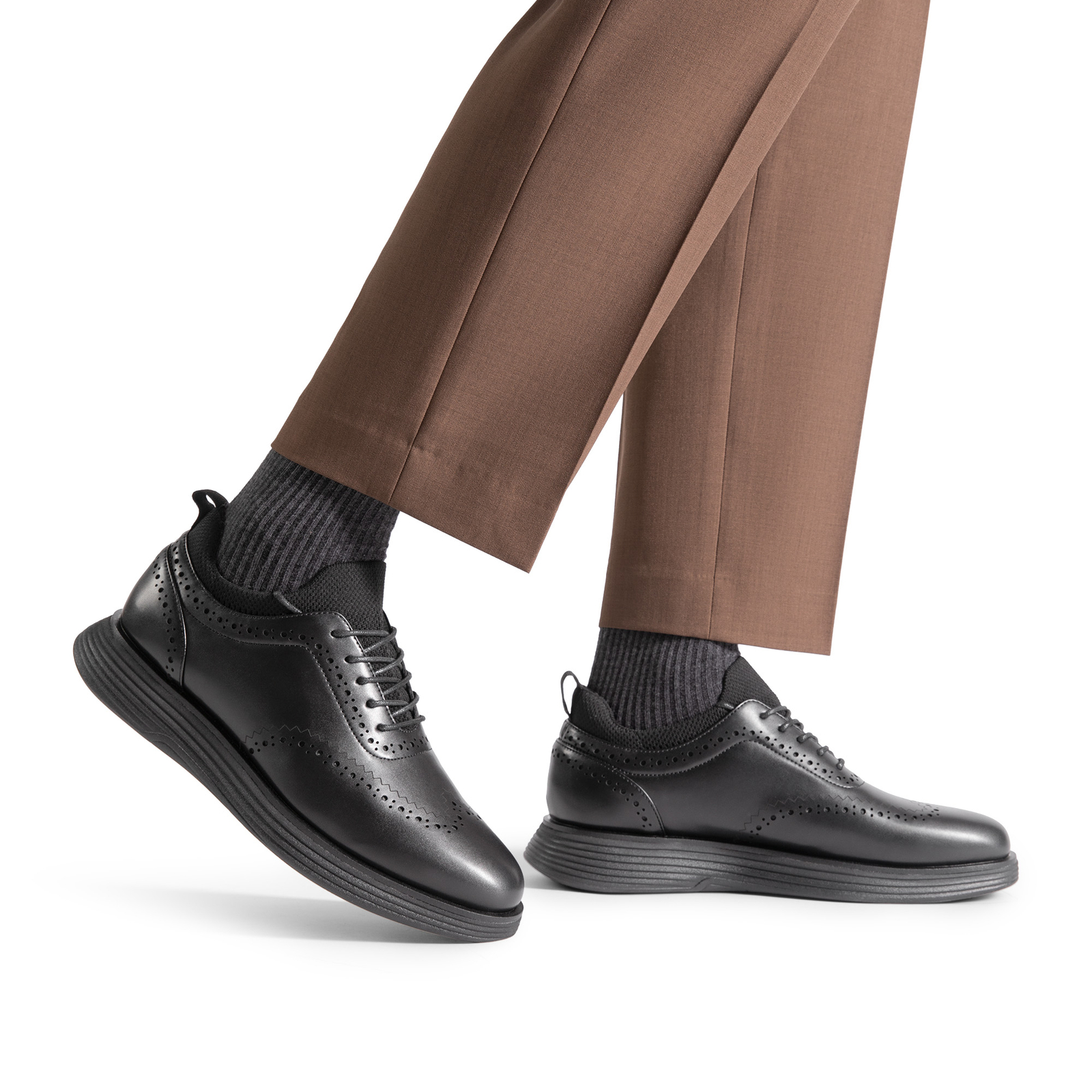 Men's Fashion Dress Sneakers Oxfords Casual Wingtip Brogue Comfortable Shoes