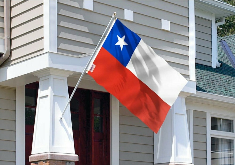 Chile Flag Size 3x5 Polyester