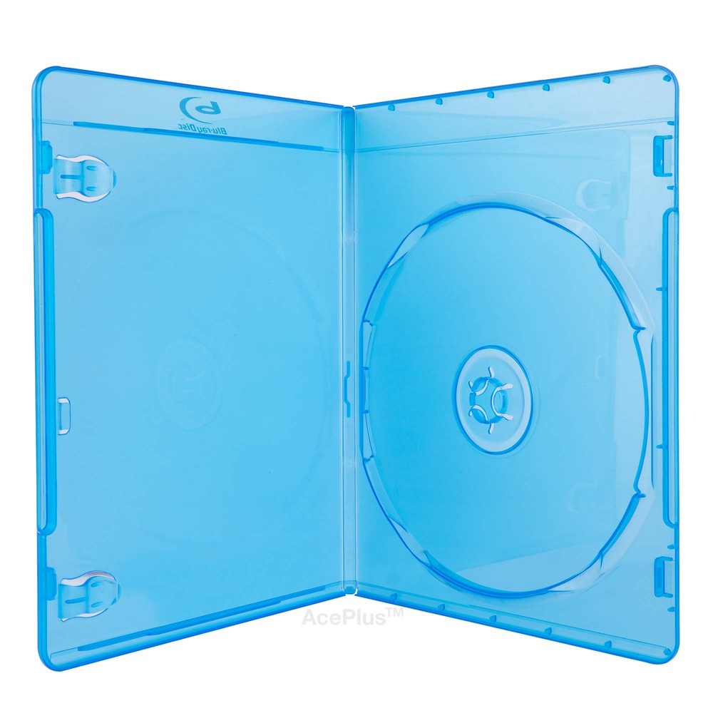 AcePlus Slim Single Blu-ray Cases in 6mm Ultra Thin Thickness for Single Disc