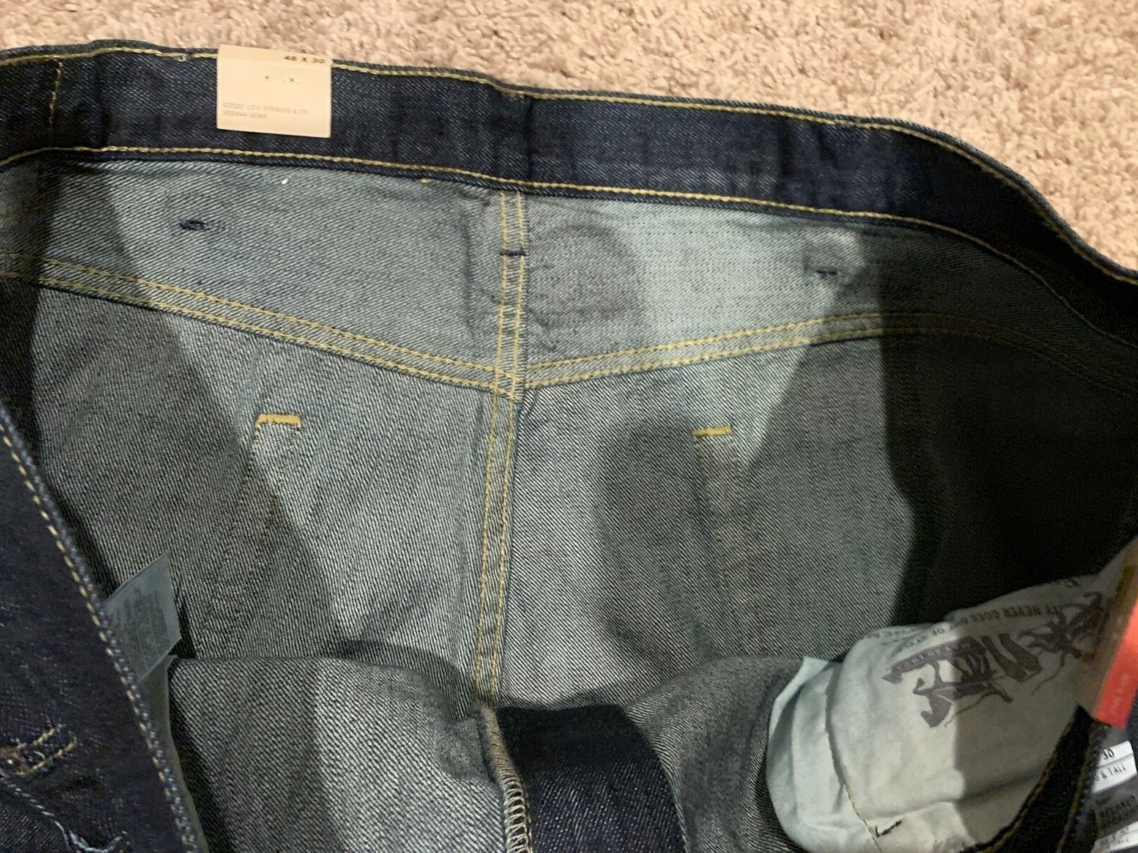 Levi's 559 Relaxed Straight Fit Jeans Blue Big & Tall Sizes NWT RT$69.50 0004