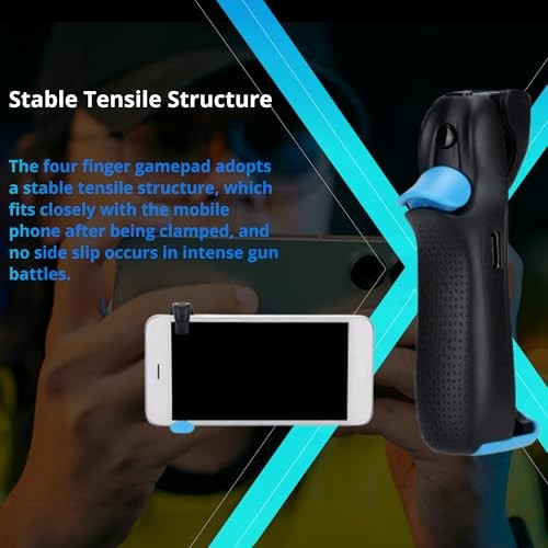 Mobile Gaming Controller, High Sensitivity Capacitive Mapping Gamepad for