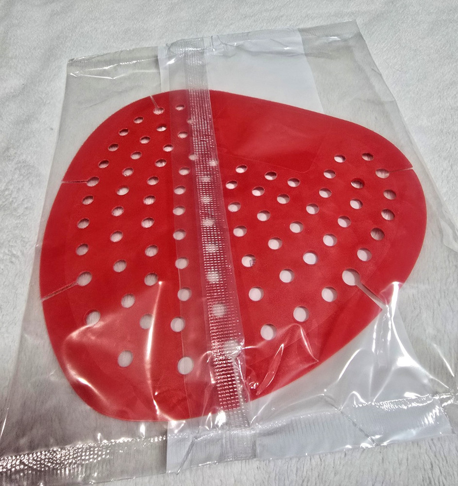 Uline S-8128 Urinal Flat Screen RED 12 Count Box Prevent Clogs Deodorizes Cherry
