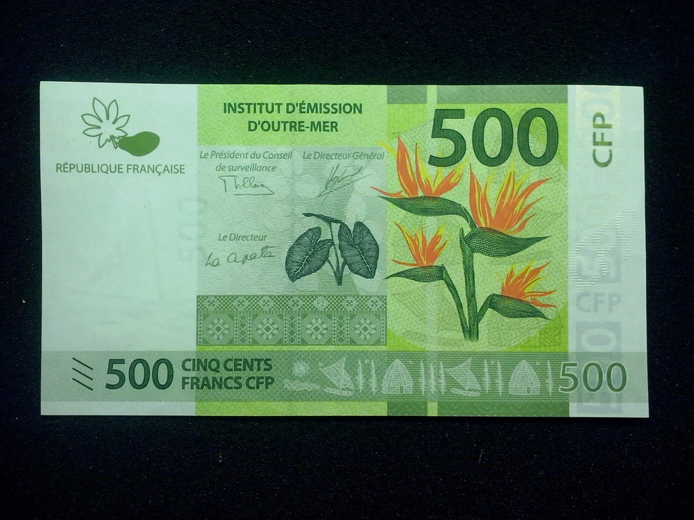 French Pacific Territories   500 Francs CFP