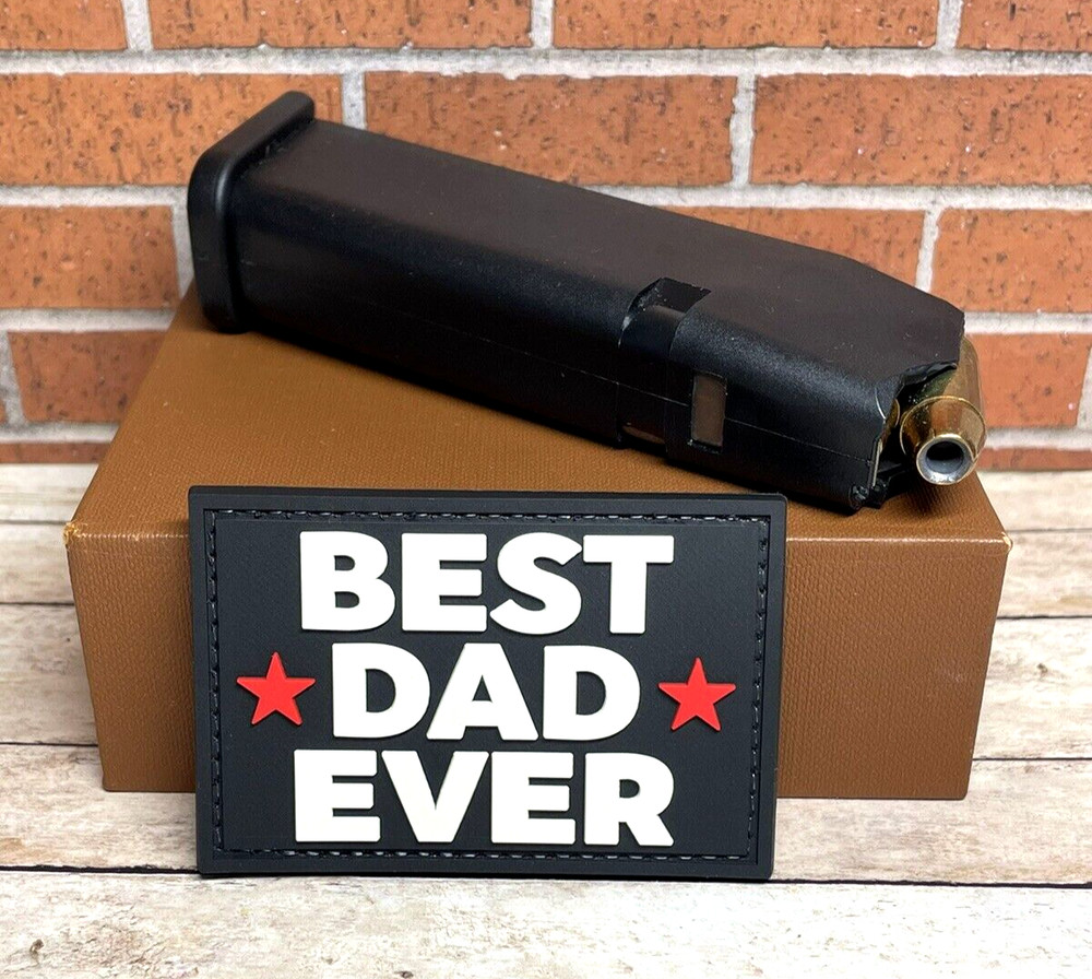 Best Dad Ever PVC Patch - Tactical Morale Gun Patch - Best Dad Patch