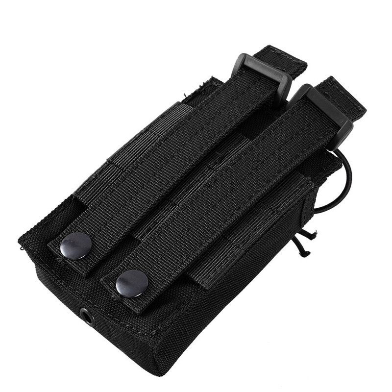 US Molle Radio Pouch Belt Holder Adjustable Walkie Talkie Bag Heavy Duty Holster