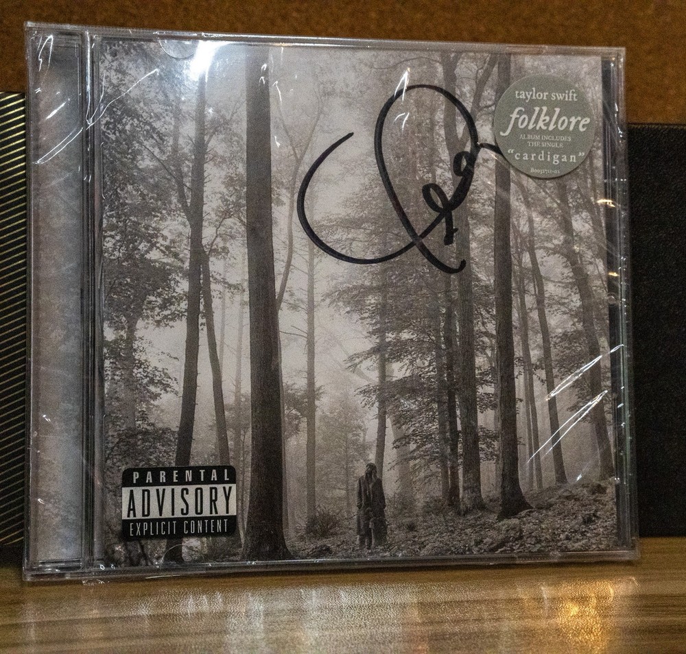 Taylor Swift Autographed Folklore CD Signed Sealed x2