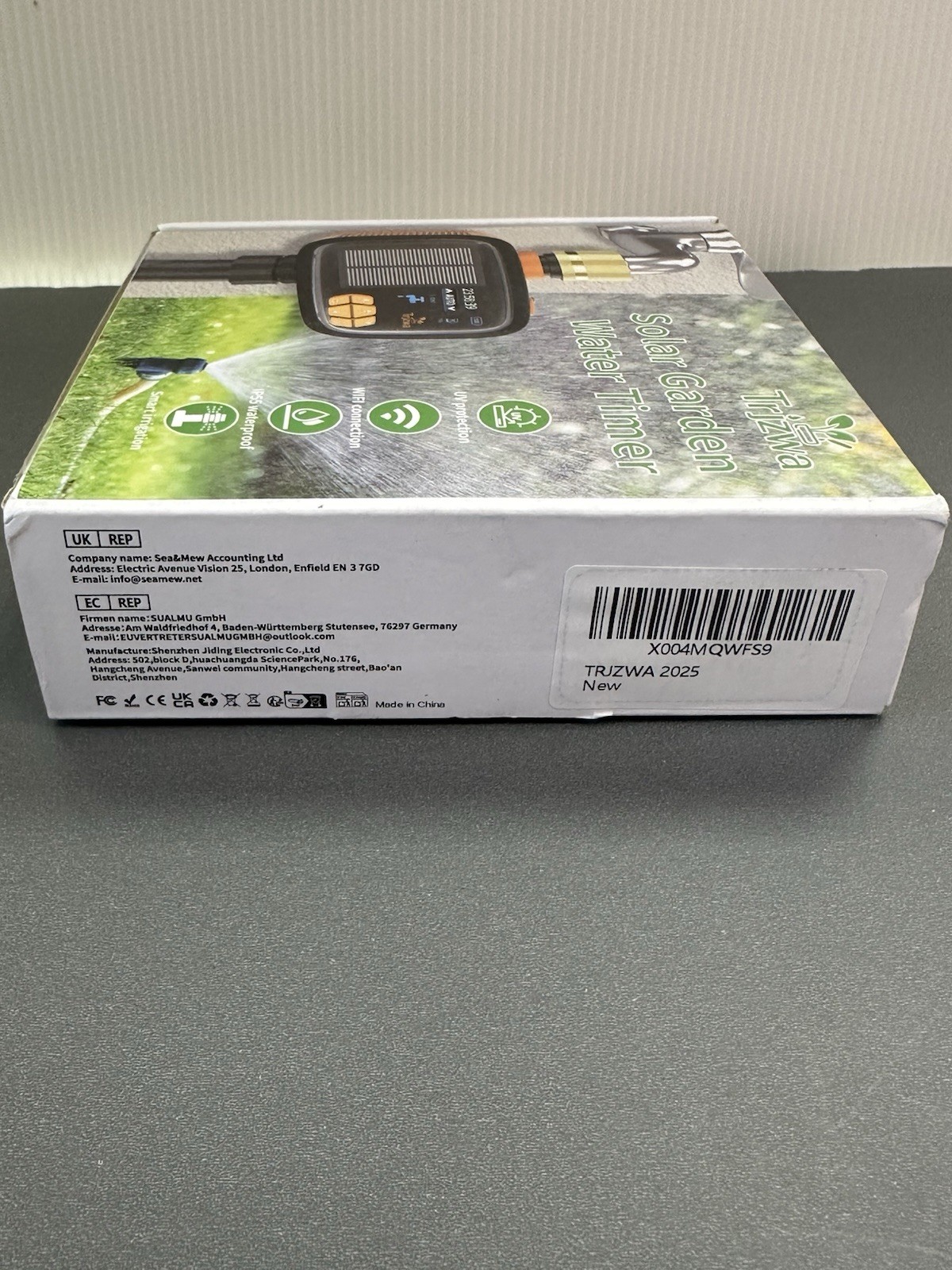 Solar Sprinkler Timer TRJZWA Water Timer, Irrigation System for Garden Hose S...