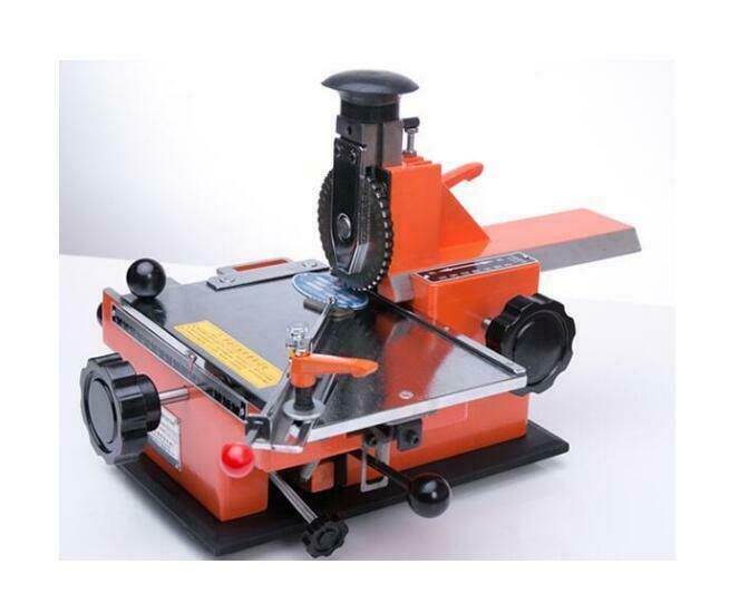 New 5mm Semi-automatic Metal Label Embosser Stamping Printer Marking Machine