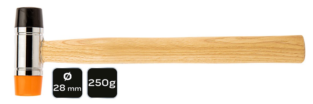 Tinsmith's hammer 250 g/28 mm