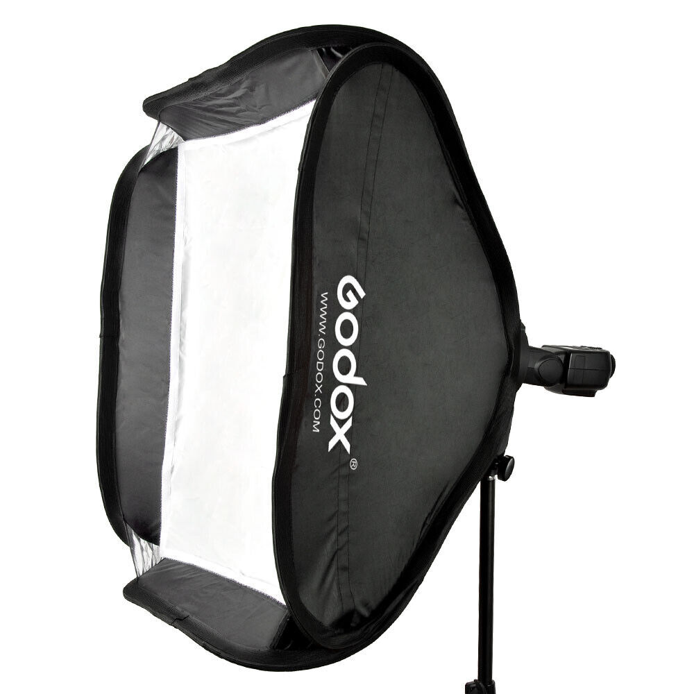 Godox 80cm Foldable Bowens Mount Softbox with Grid & S-type Speedlite Bracket