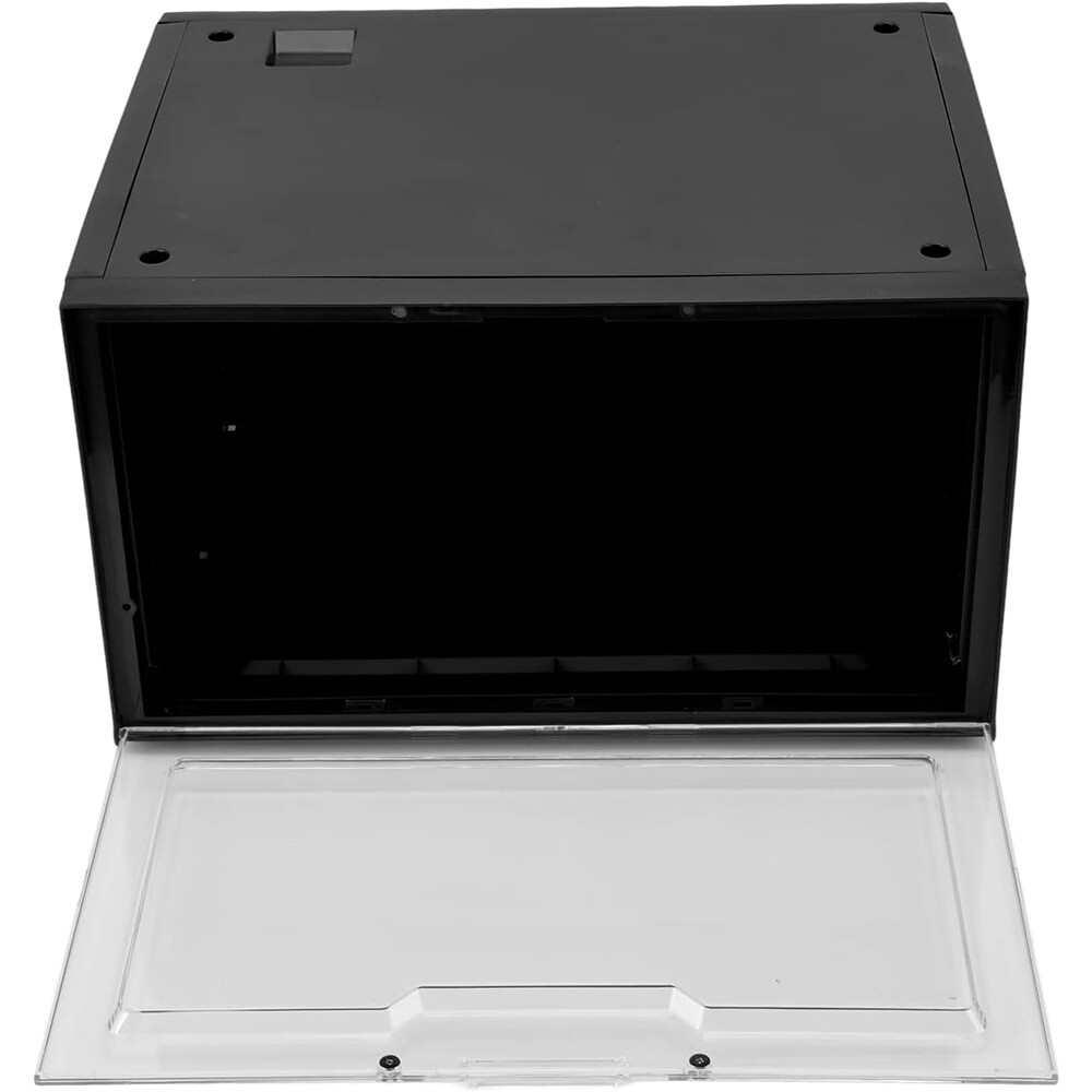 LED Shoe Storage Box Collection Crate Stackable Sneakers Organizer-Voice Control