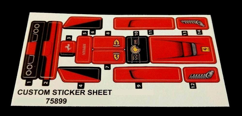Custom Decal for 75899 Replacement Stickers