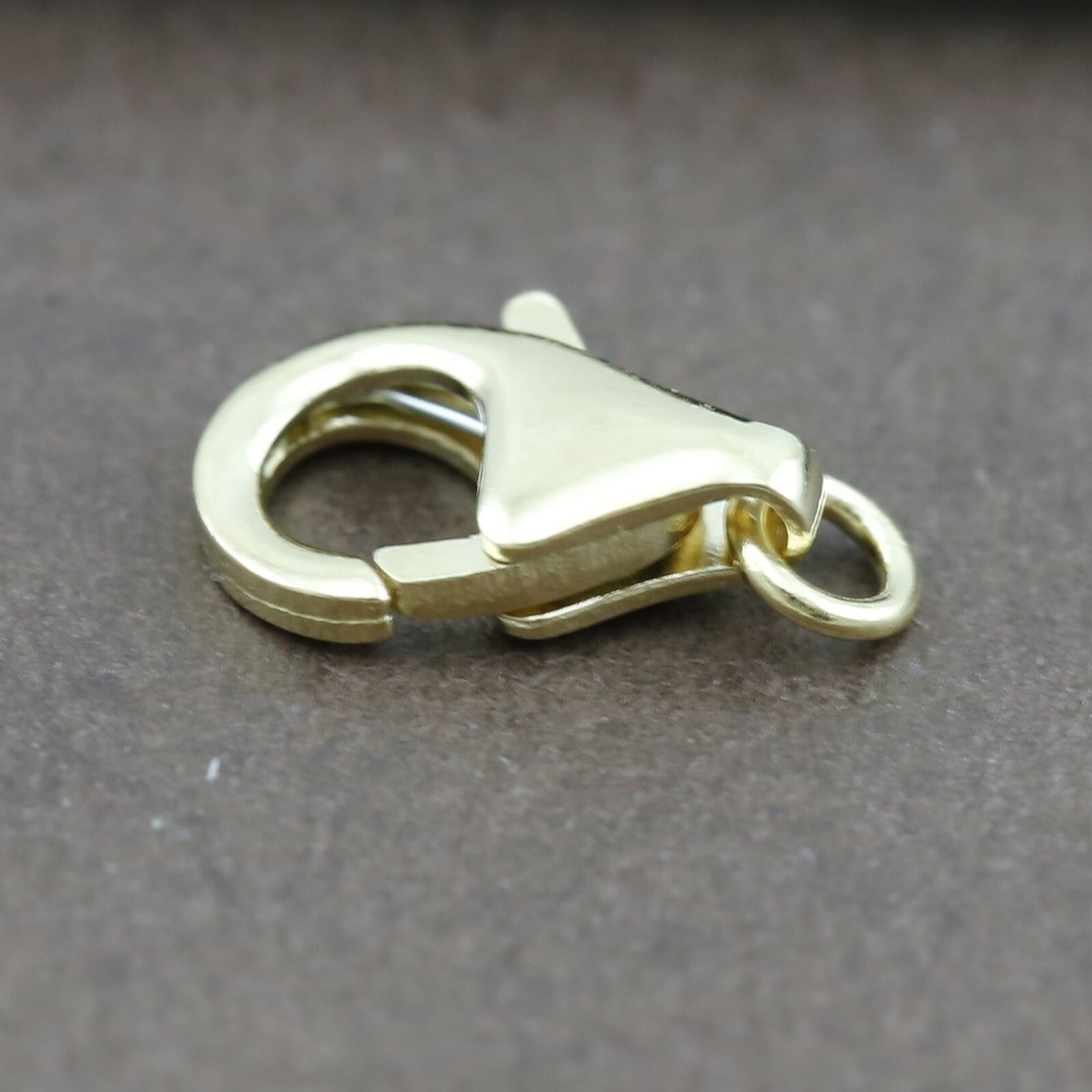 Genuine 18CT Solid YG Lobster Clasp 9mm Italy Made