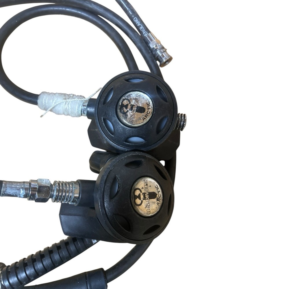 U.S. Divers Scuba Regulator w/ Octopus + Console Gauges Pressure Depth Compass