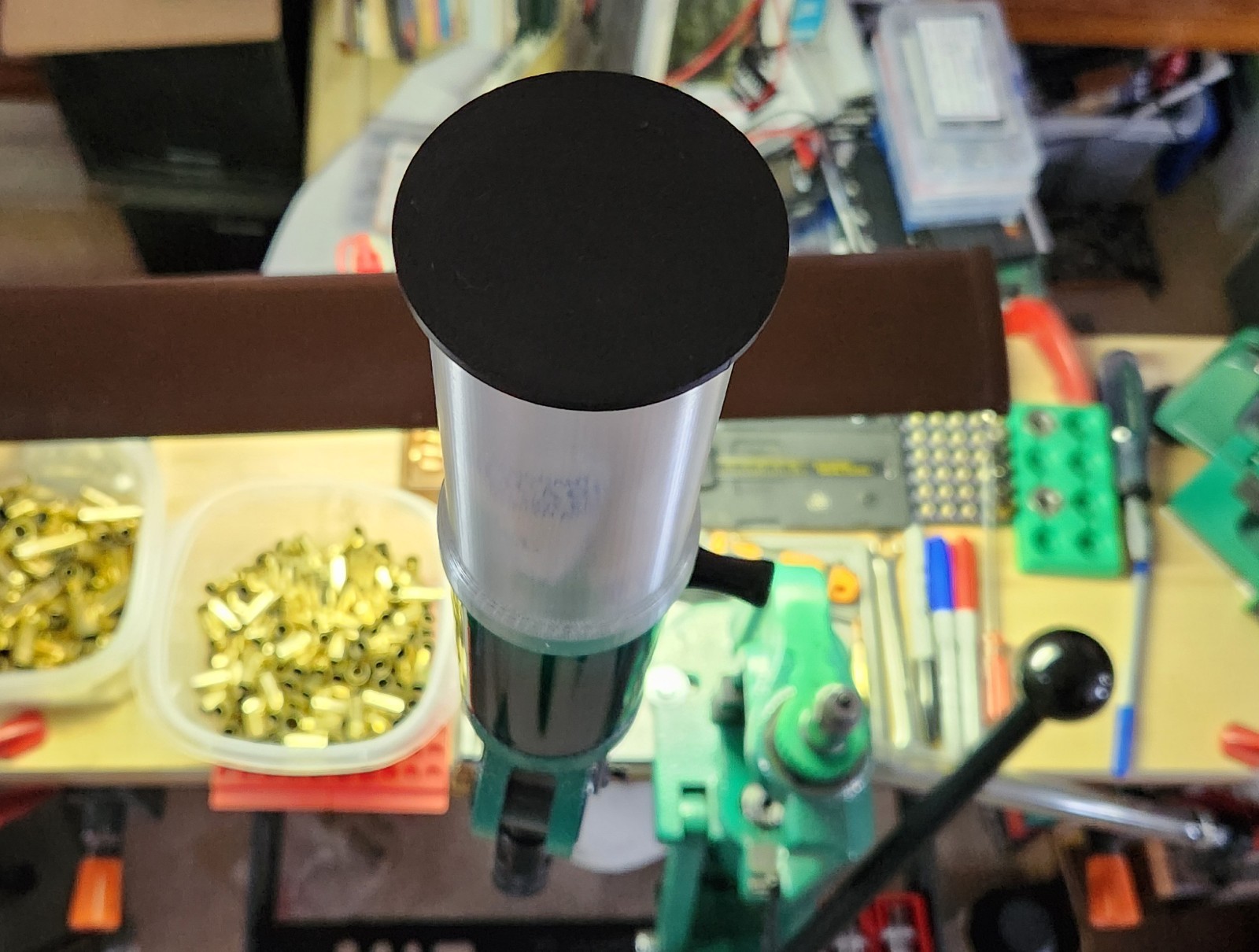 RCBS Uniflow III/Competition powder dryer & 5” ext w/desiccant for reloading