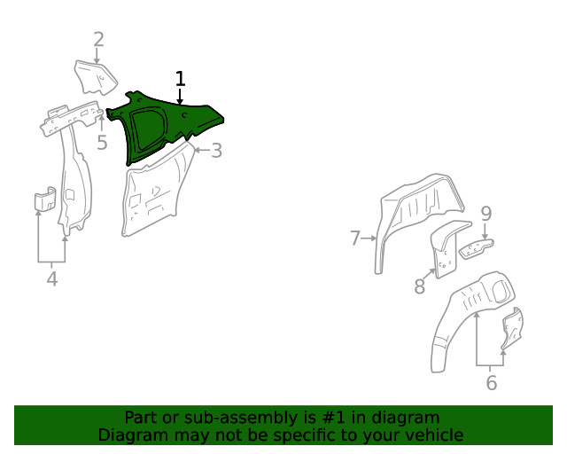 Genuine GM Upper Panel 19120473