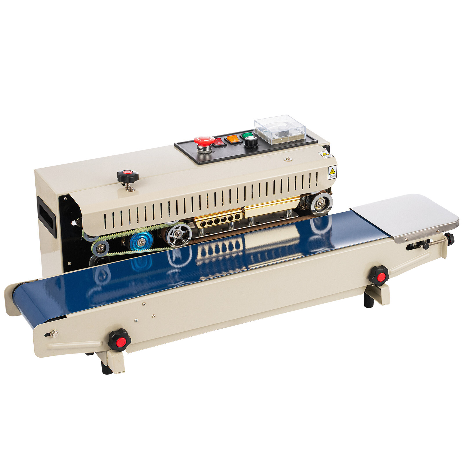 Continuous Horizontal Band Sealer FR900 Bag Sealing Machine with 20 Teflon Belts