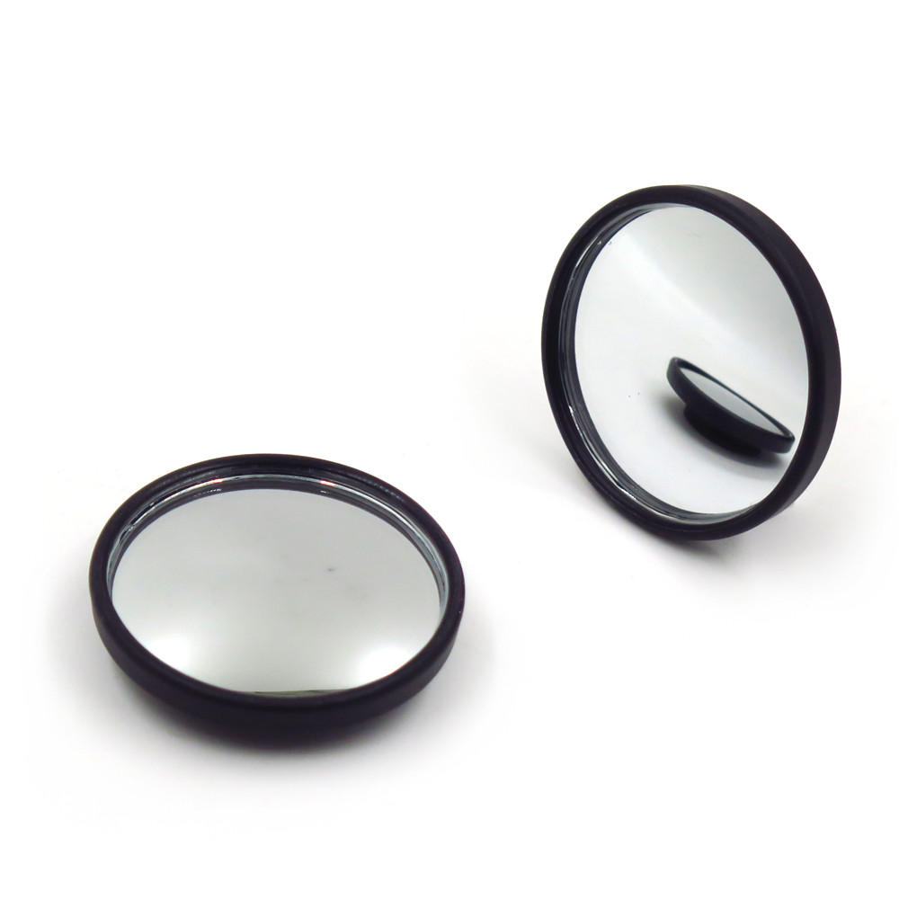 2 Pcs Universal 2" Round Angle Rear Side View Blind Spot Mirror for Car