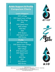 MedSpec ASO w/ Plastic Stays Ankle Stabilizer