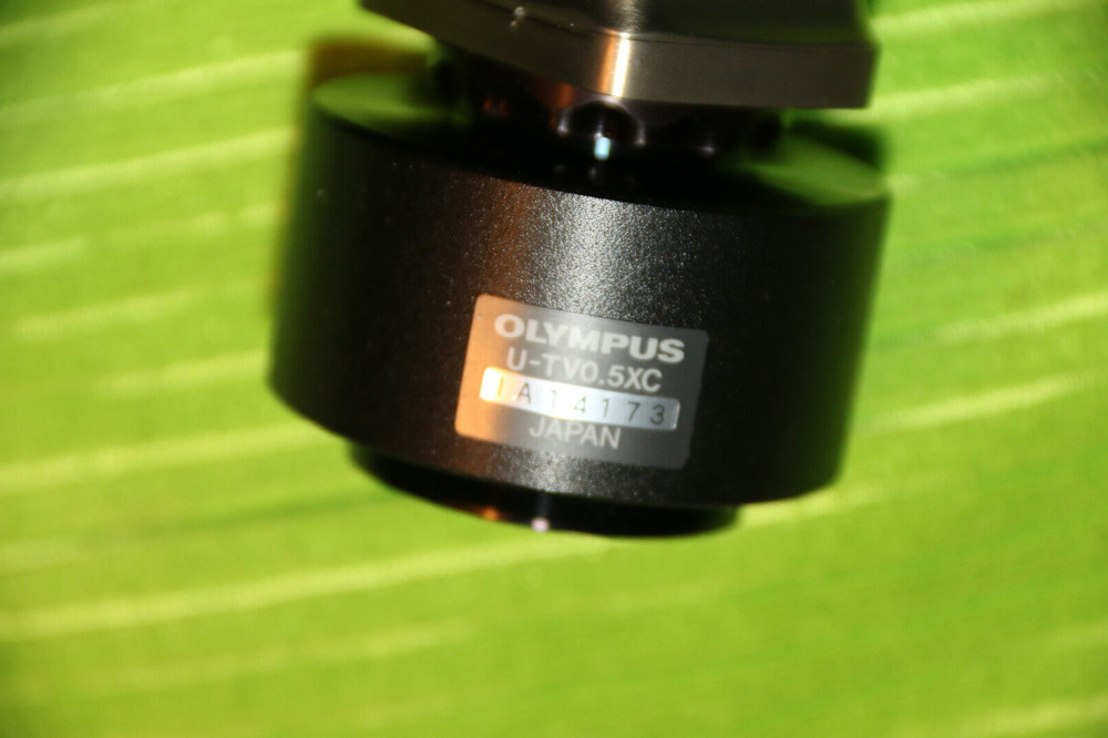 Olympus Microscope U-TV 0.5XC W/ S97670 Optronics NTSC CE CAMERA