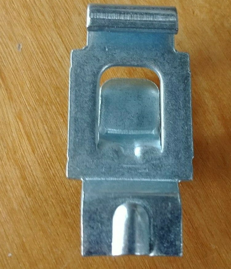 4 Hallowell Steel Shelf Support Clips / Brackets for Commercial Metal Shelving