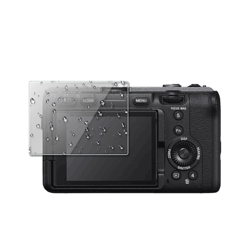 2 Pieces Tempered Glass Screen Protector for Sony ILME FX6 FX3 FX30 Shockproof