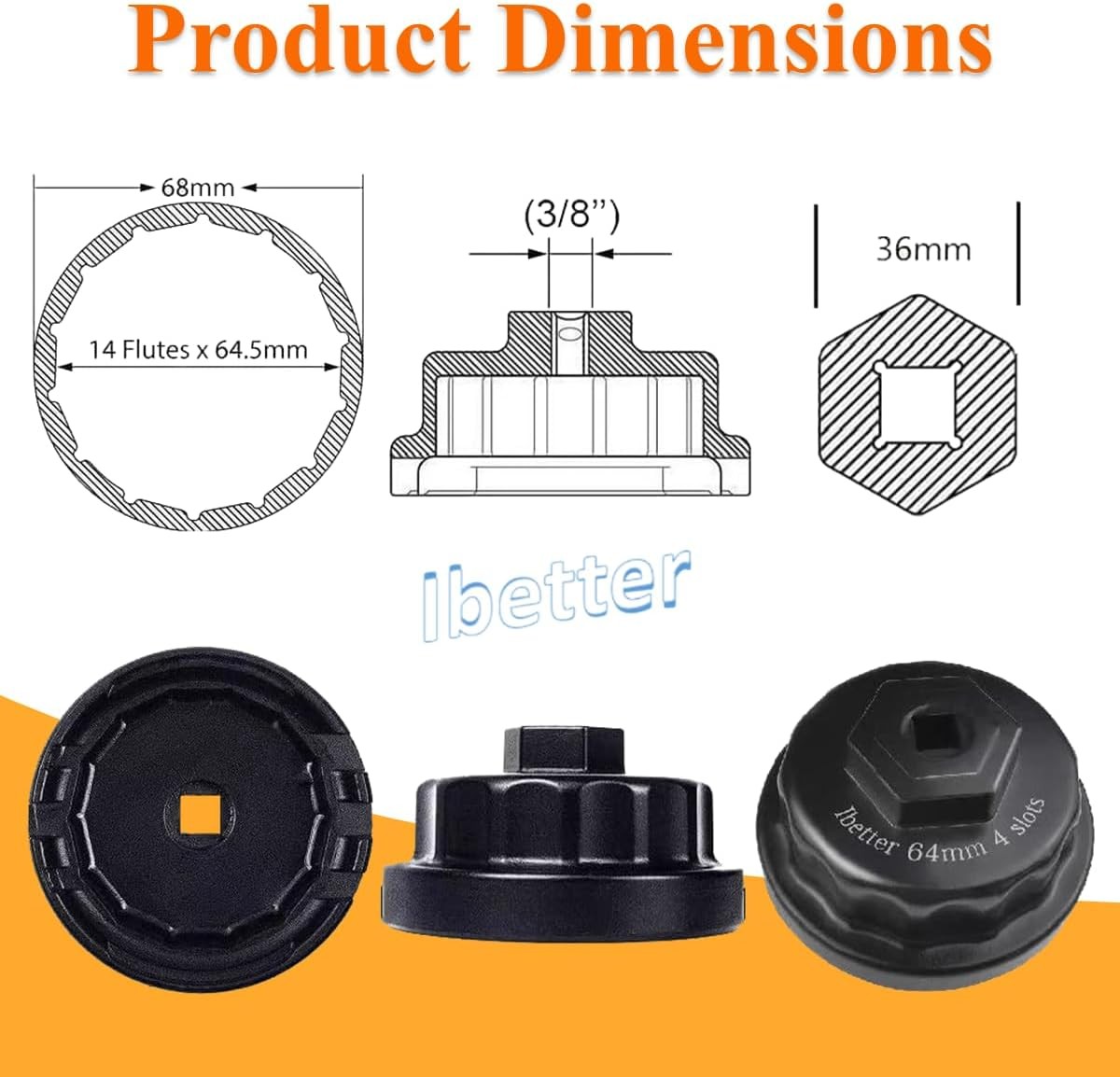 Heavy Duty Oil Filter Wrench for Toyota,Lexus,RAV4,Camry,Tundra,Highlander,Sienn