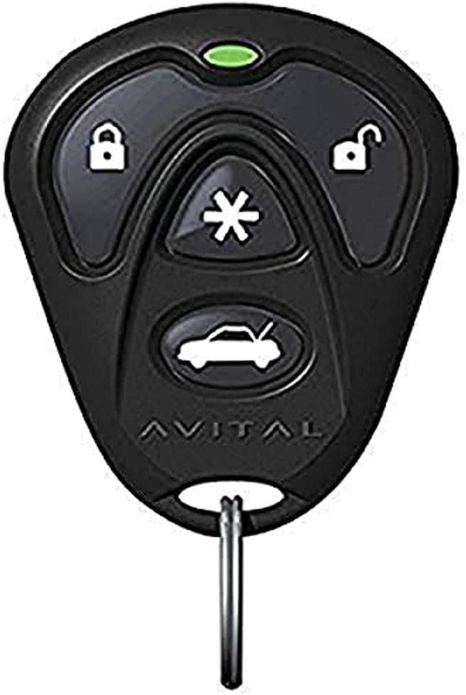 1-Way 4 Button Replacement Remote for Complete Vehicle Security - 1/4 Mile Range