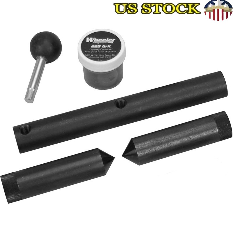 Scope Ring Lapping Tool Set W/ Alignment Bar 220 Grit Compound Accurate Setup US