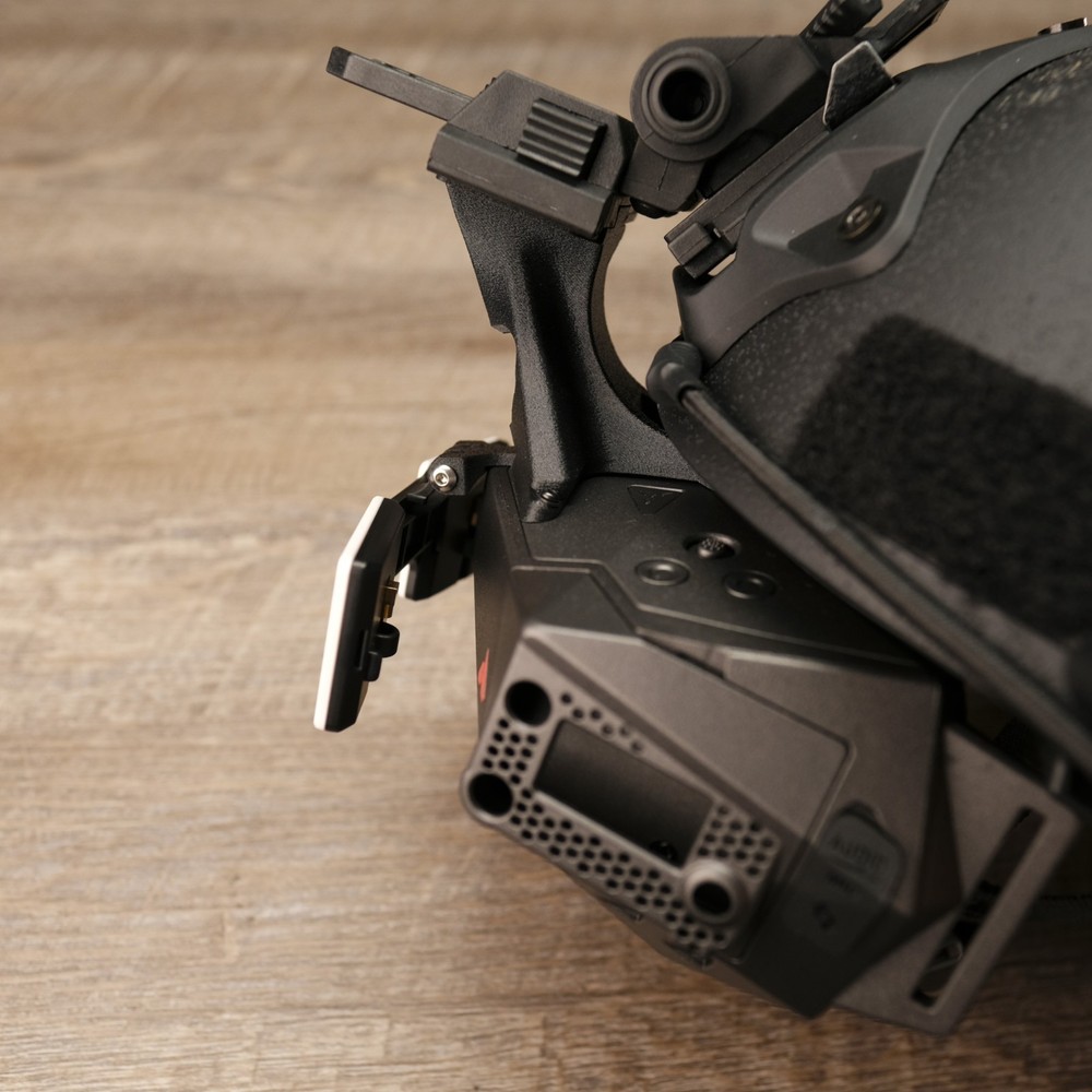 SOLID UAVS Kingcobra - Orqa FPV.One Pilot & Race Goggle Helmet Mount Adapter