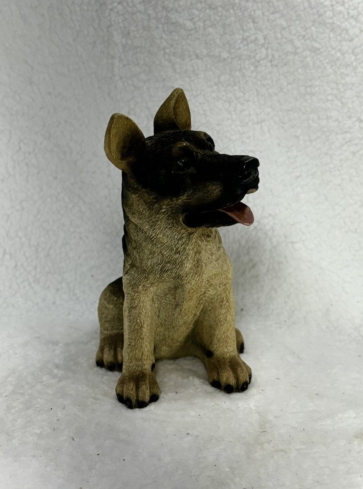 German Shepherd Poly Resin Dog Statue