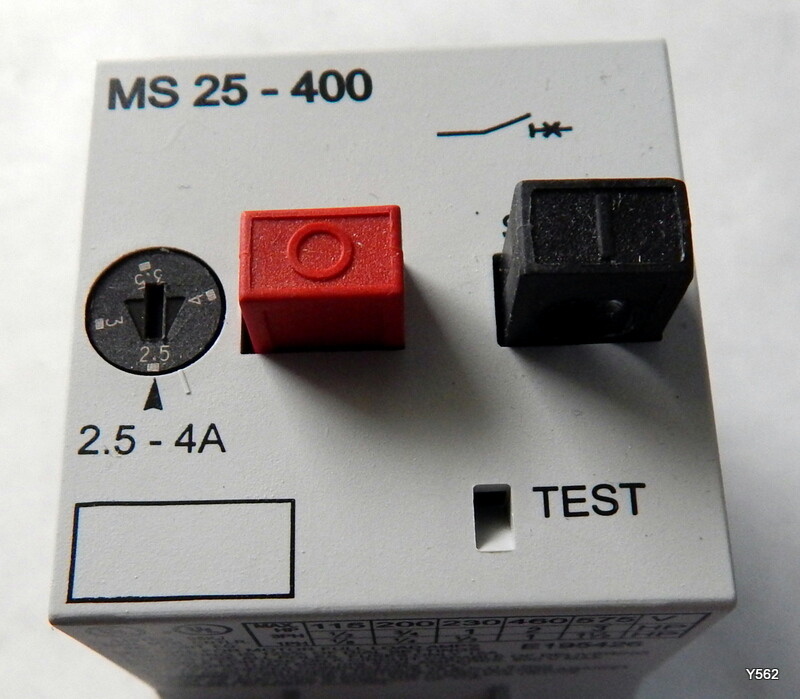 Automation Direct 2.5 4A Pushbutton Manual Motor Starter MS25-400