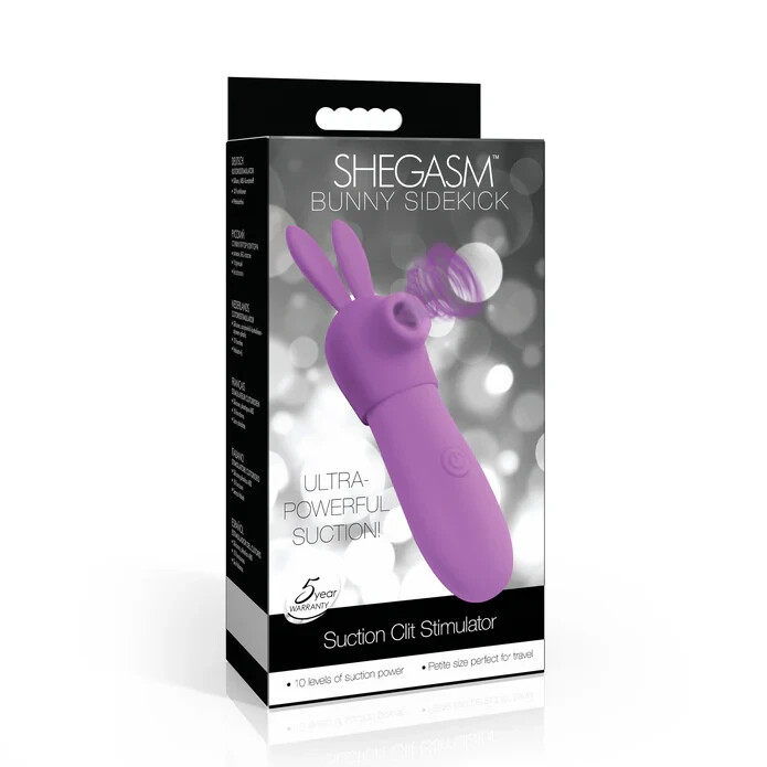 Shegasm: Bunny Sidekick Suction Clit Stimulator ---FREE SHIPPING!!!