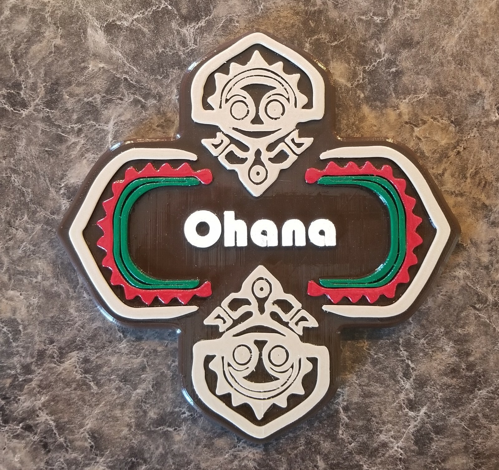 7" Polynesian Resort Themed Sign Replica - Ohana