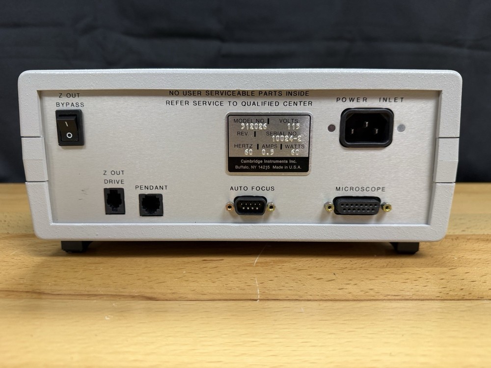 Cambridge Instruments MicroZoom Probe Controller Model 312026 w/ Remote Control