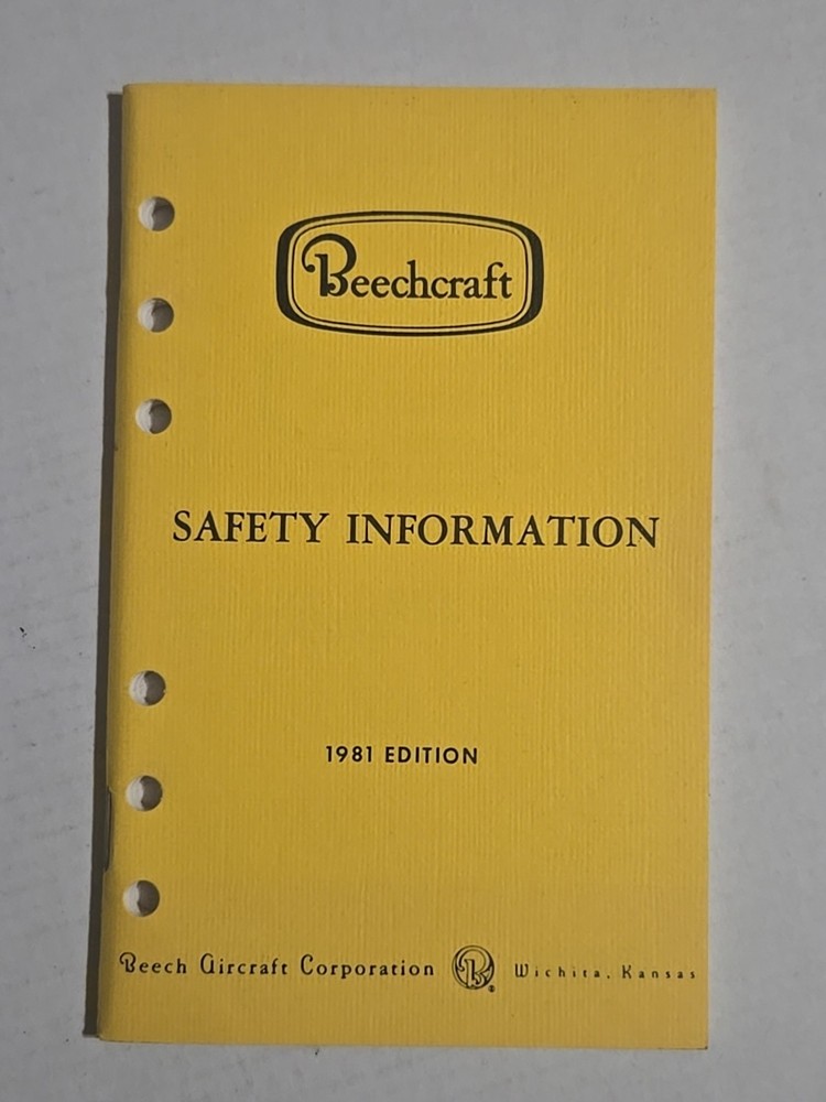 Beechcraft Safety Information - 1981 Edition