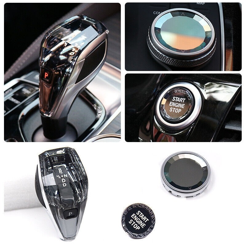 CRYSTAL GEAR SHIFTER KNOB For BMW G20 G28 G22 G29 X5 G05 X6 G06 X7 G07 G14 G15