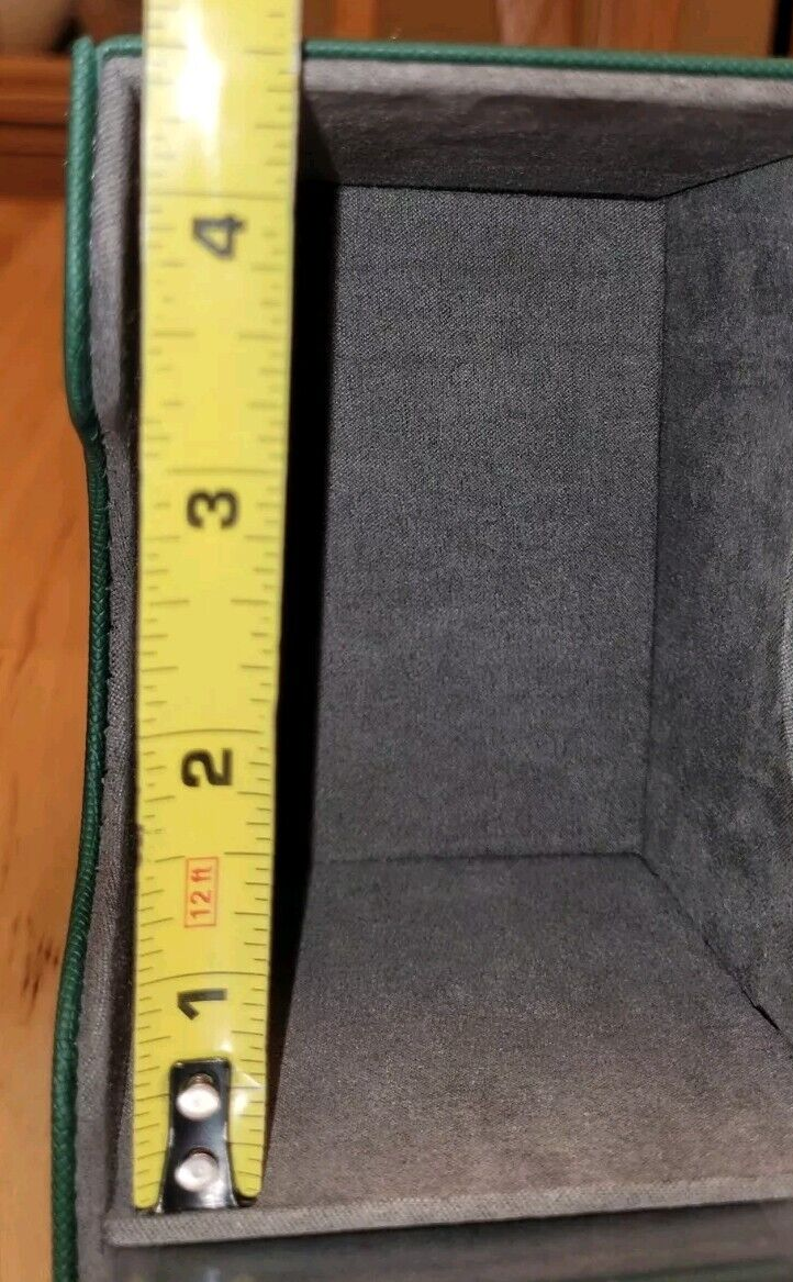 MTG Commander Deck Card Box Display Window Dice Drawer 100+ Double Sleeved Green