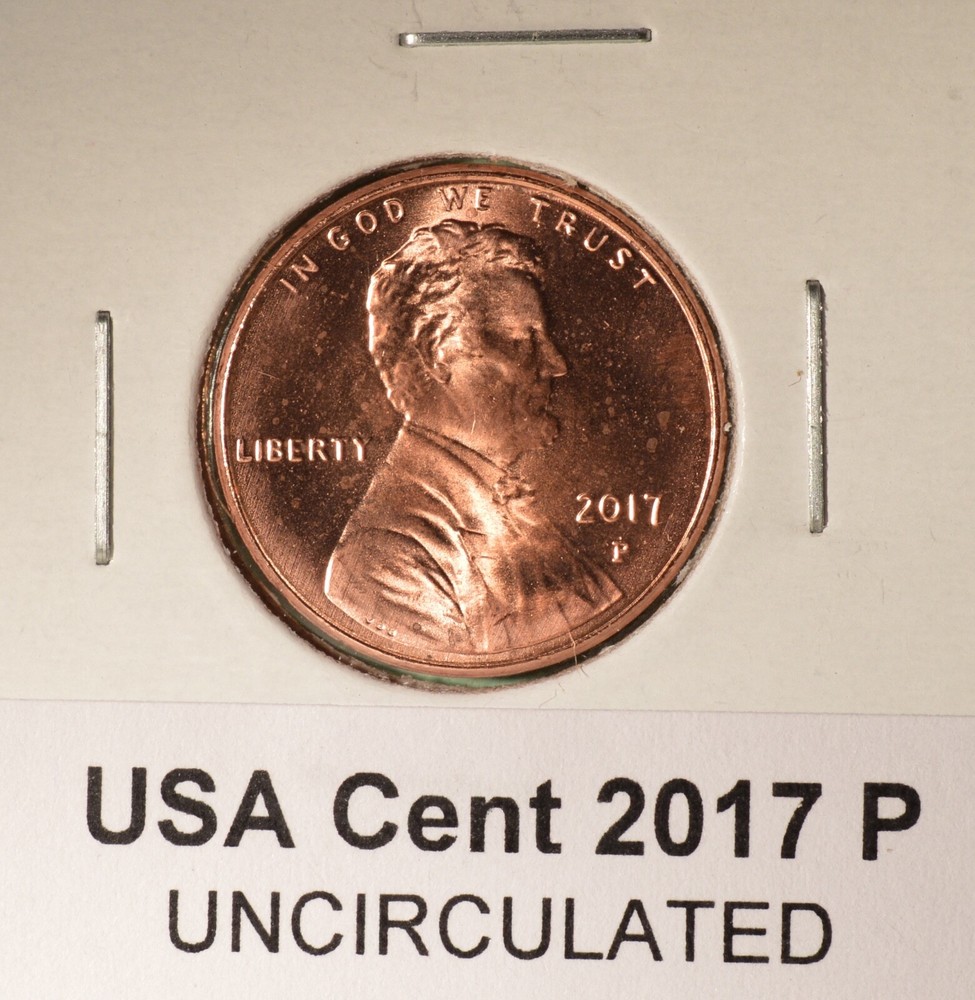 2017P - USA Small Cent - UNCIRCULATED