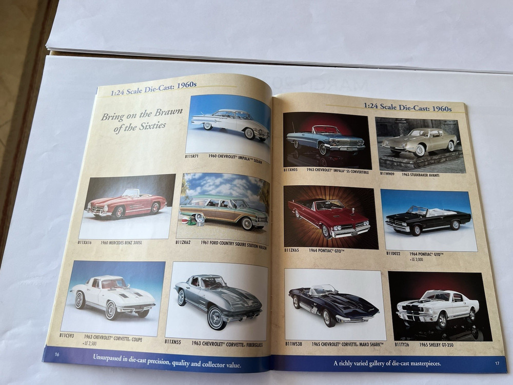 2005 FRANKLIN MINT Die-Cast Precision Replicas Catalog