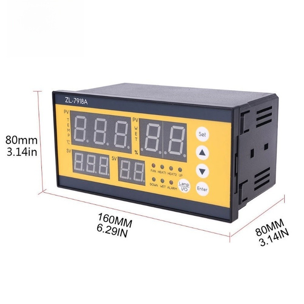 Automatic Egg Incubator with Dual Heating Digital Temperature Humidity Control