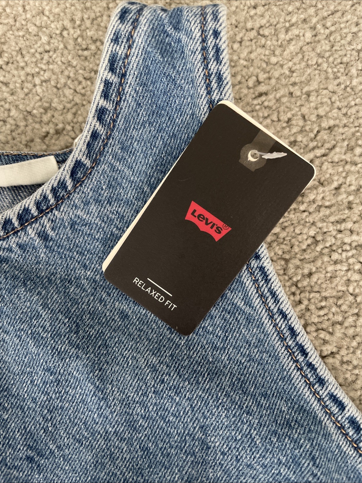 Levi's A Line Sz XL Denim Sleeveless Mini Length Shift Dress 90 Vintage Inspired