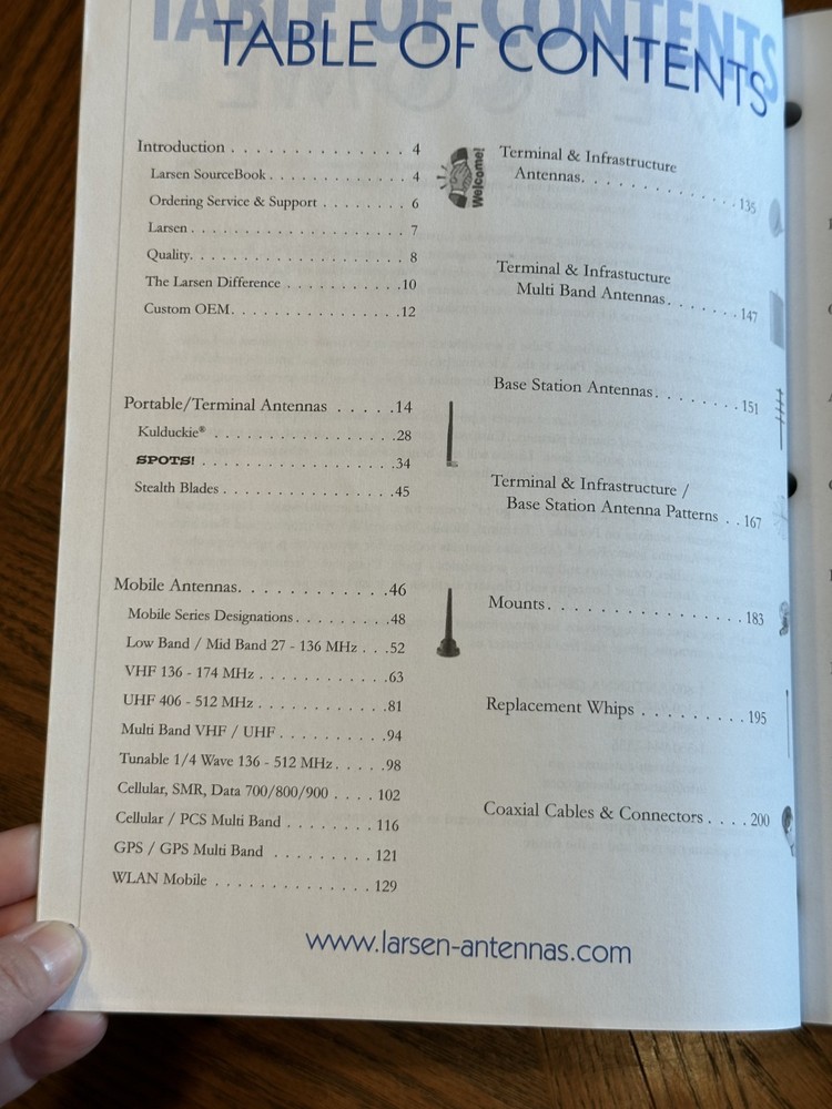 Pulse Larsen Antenna SourceBook Volume 8 2007 Reference Guide