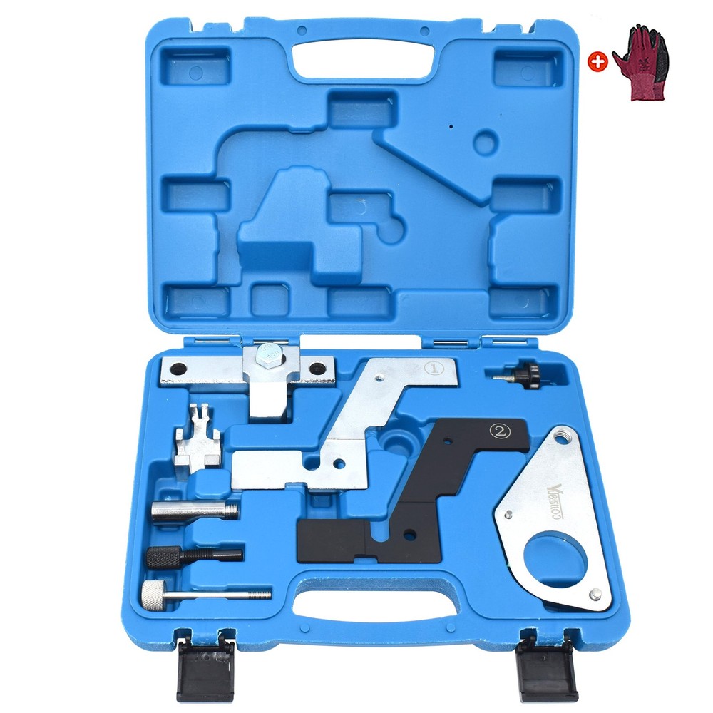 Yuesstloo Engine Camshaft Timing Locking Tool Kit, 9PCS Improved Kit