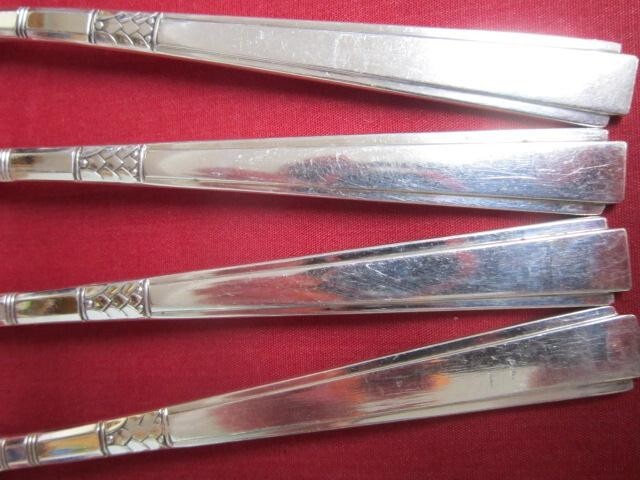 Oneida 1881 Rogers Silverplate-4 Pie Forks - Capri- 1935