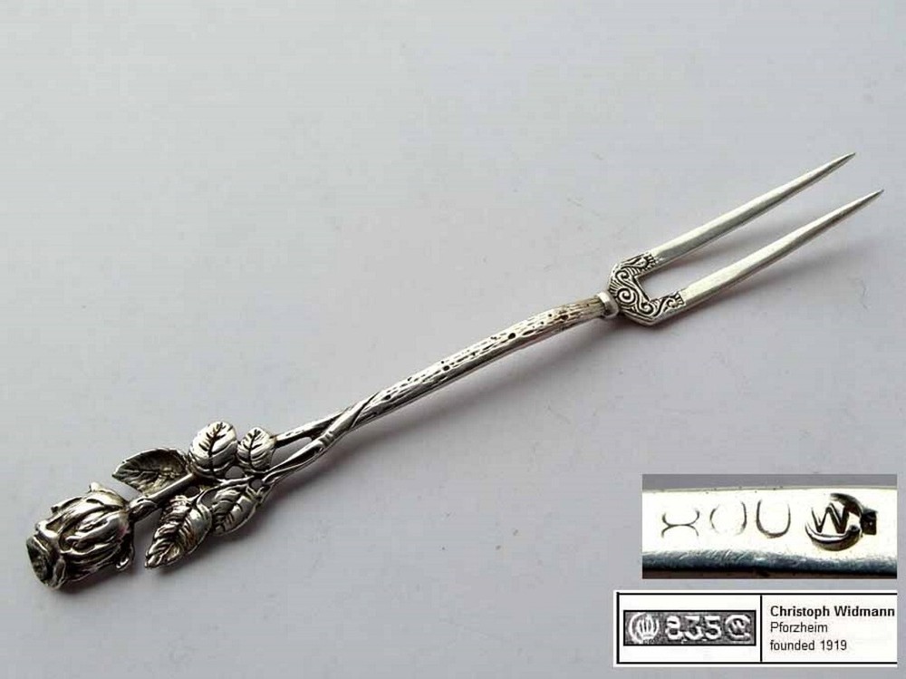 Serving Fork, Rose, Christoph Widmann, 800 Silver G314