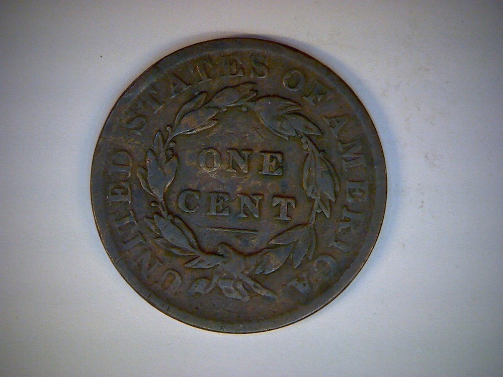 1832 U.S. LARGE CENT, LARGE LETTERS, CORONET CENT,