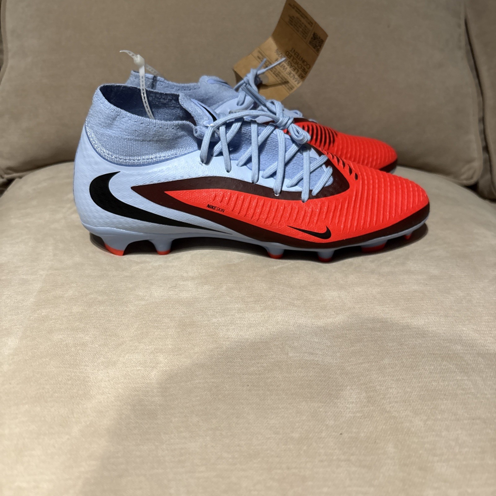 Nike Phantom 6 High Academy Multi-Ground Soccer Cleats HQ2278-400 Mens Size 9 ⚽️